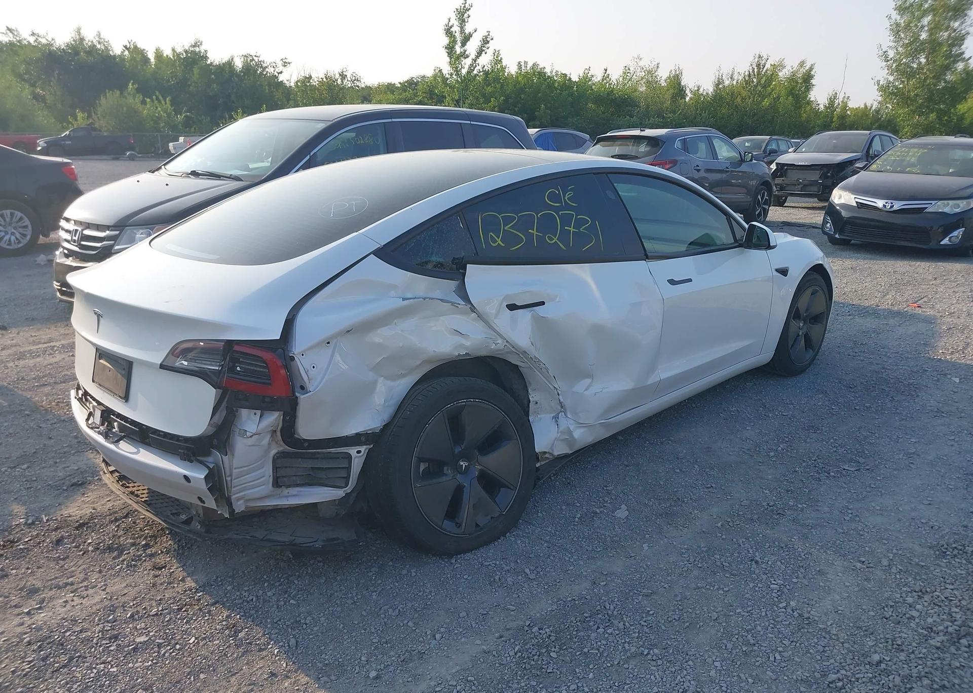 2022 TESLA MODEL 3 RWD