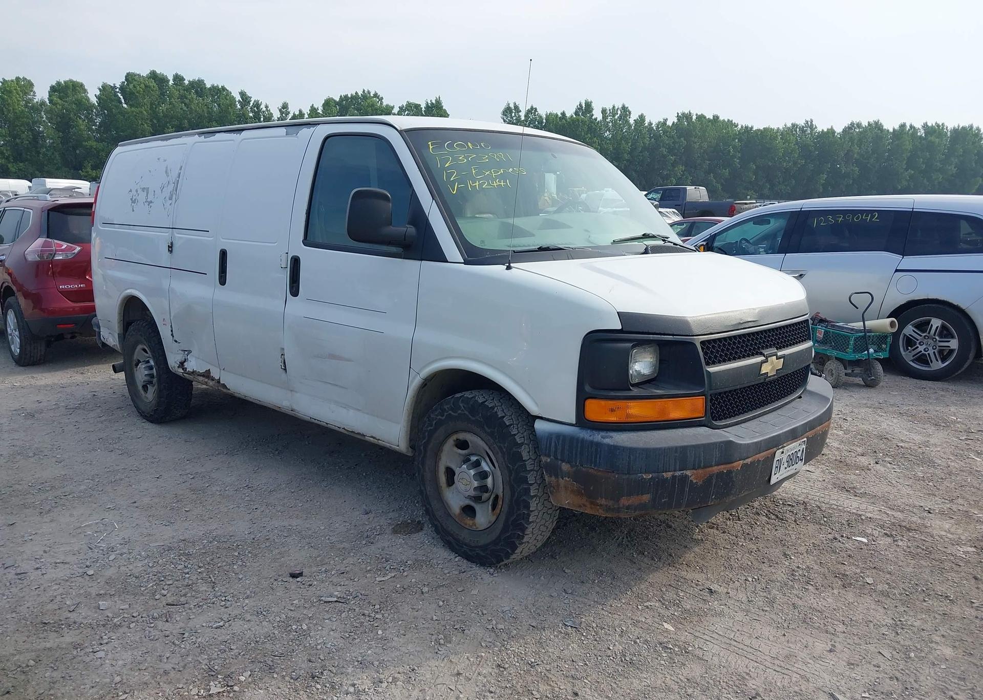 2012 CHEVROLET EXPRESS 2500 WORK VAN