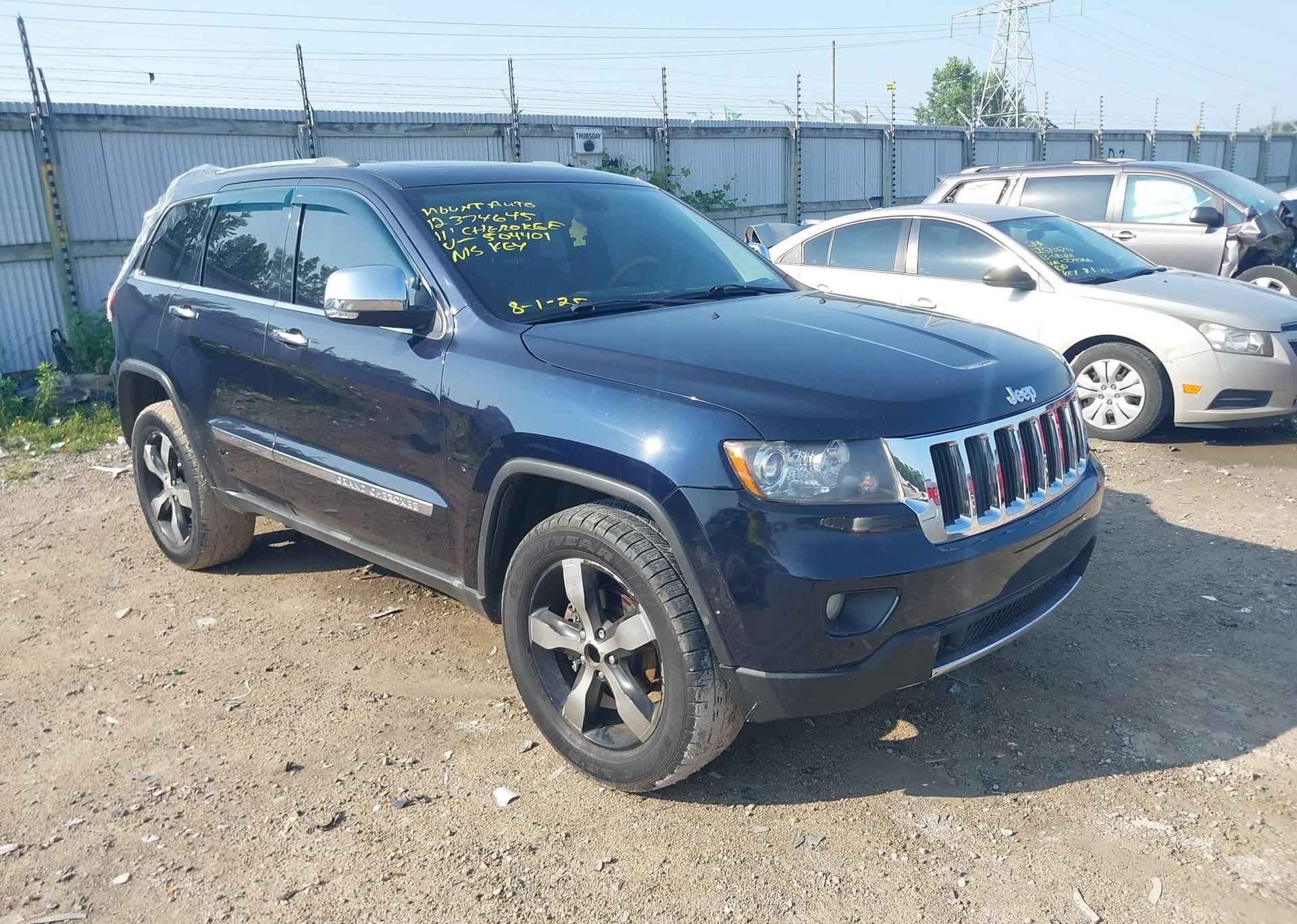 2011 JEEP GRAND CHEROKEE OVERLAND