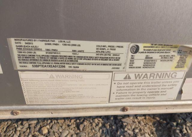 2014 PACE AMERICAN 7X16 ENCLOSED TRAILER