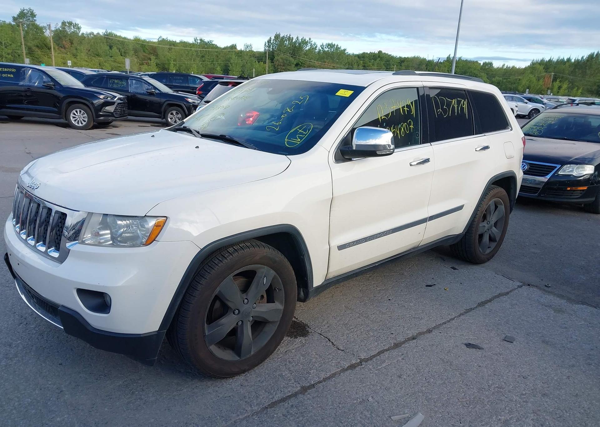 2012 JEEP GRAND CHEROKEE OVERLAND