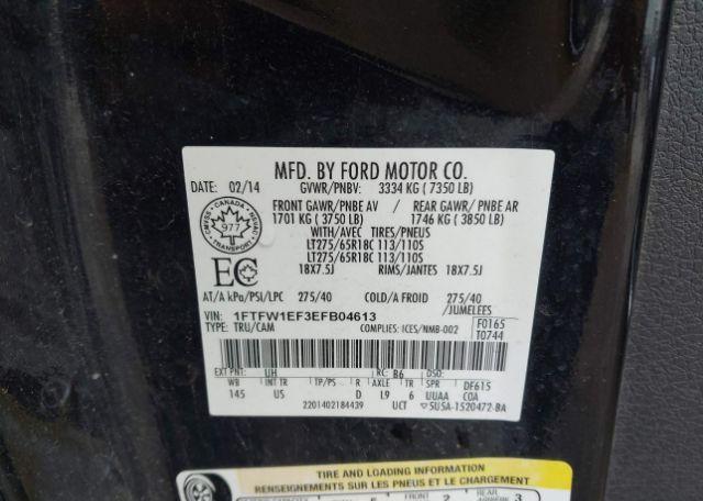 2014 FORD F-150 XLT