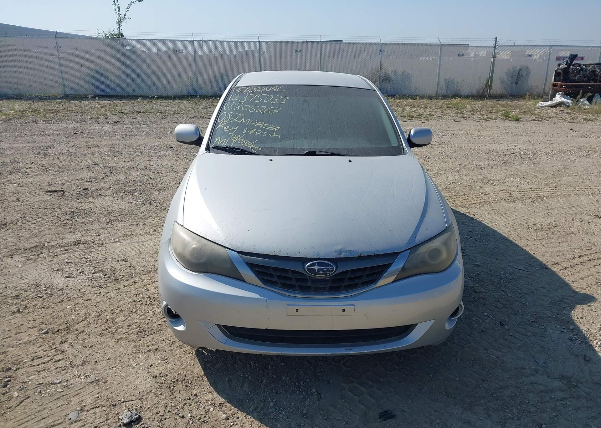 2008 SUBARU IMPREZA 2.5I
