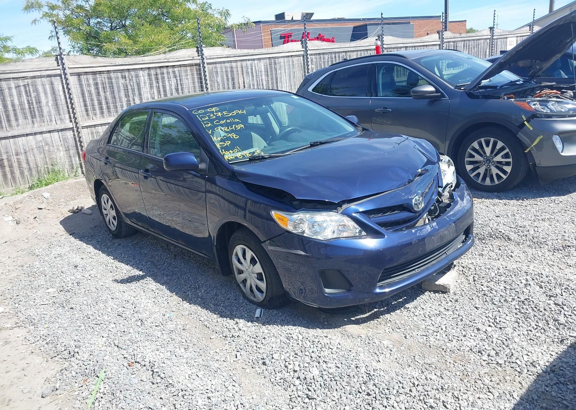2012 TOYOTA COROLLA CE
