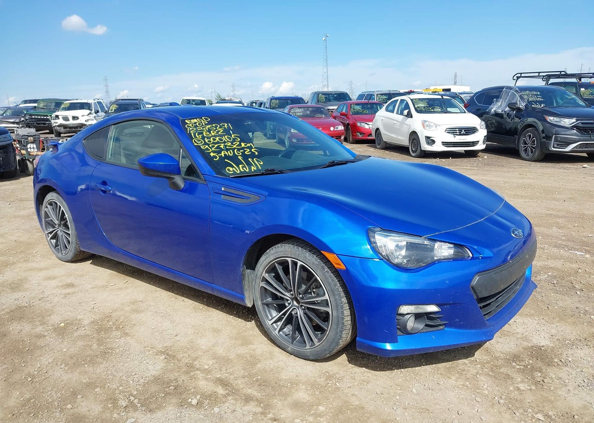 2016 SUBARU BRZ 2.0 LIMITED