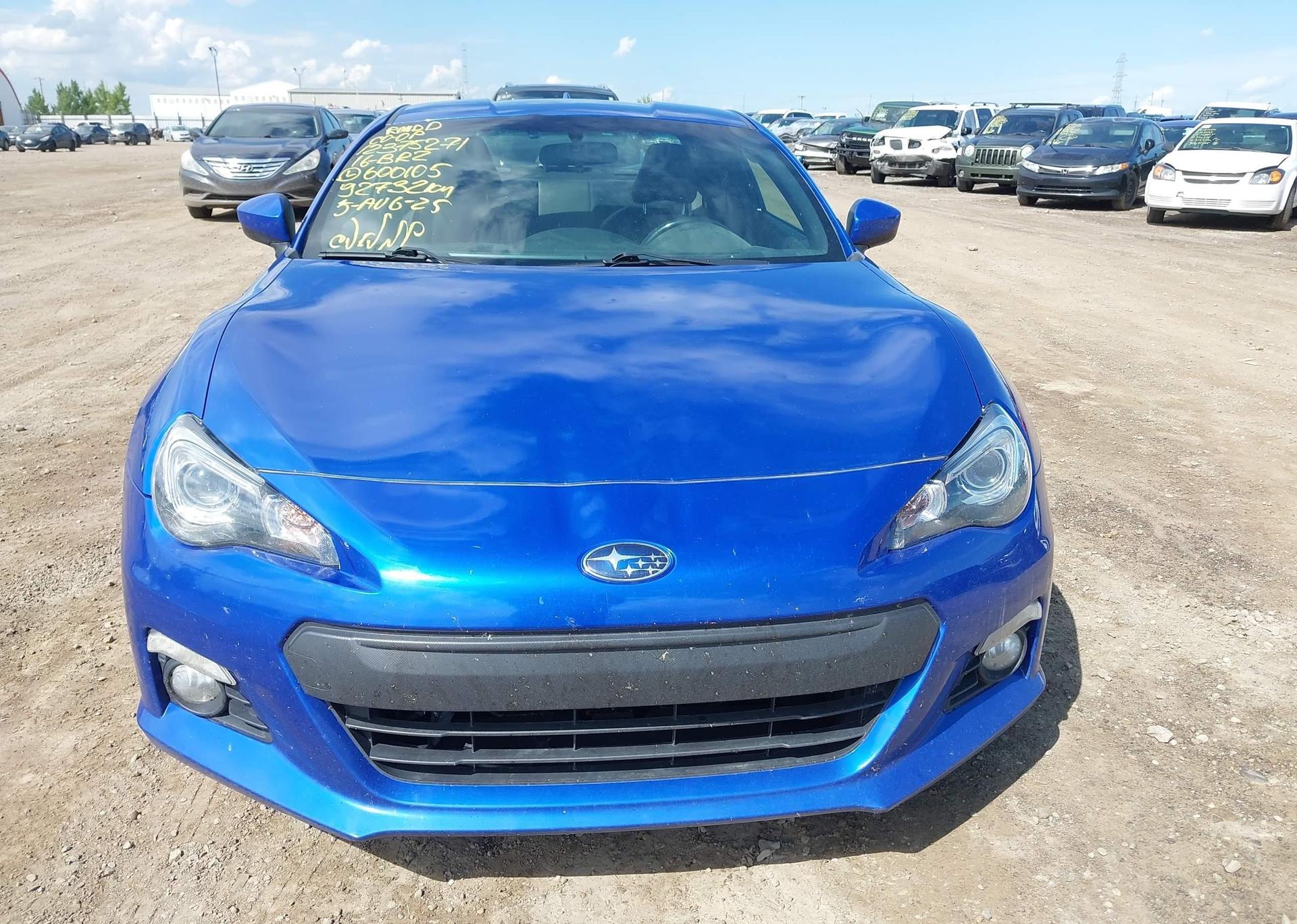 2016 SUBARU BRZ 2.0 LIMITED