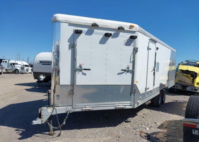 2012 Middlebury AMSVT 27 Foot Enclosed Sled Trailer