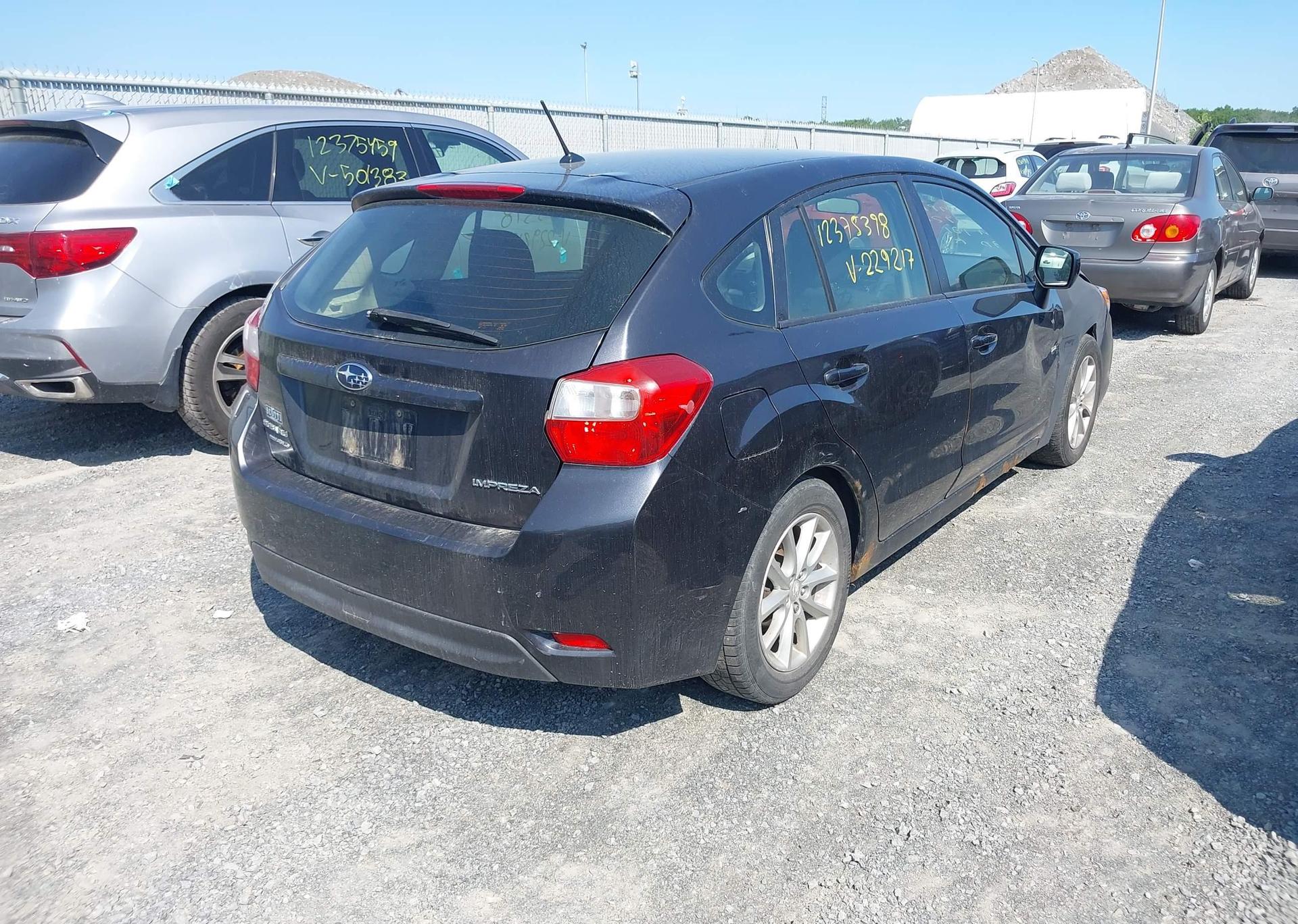 2012 SUBARU impreza 2.0I