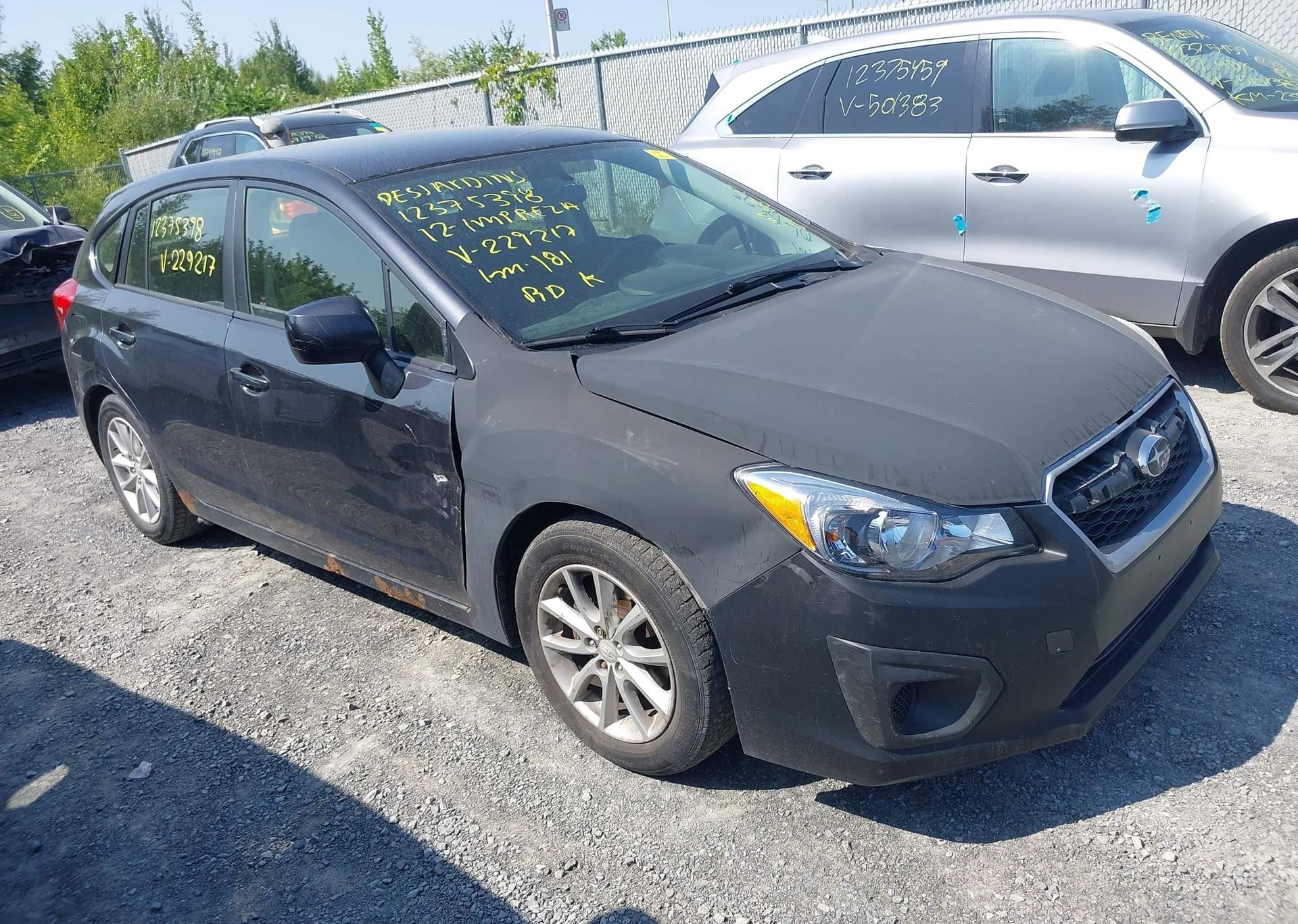 2012 SUBARU impreza 2.0I