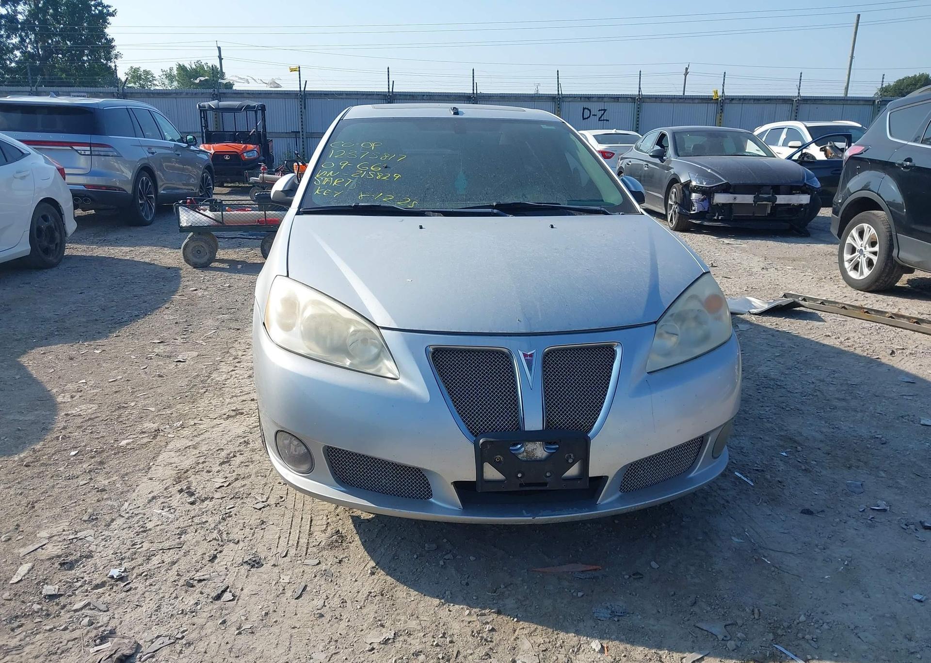 2009 PONTIAC G6 GXP