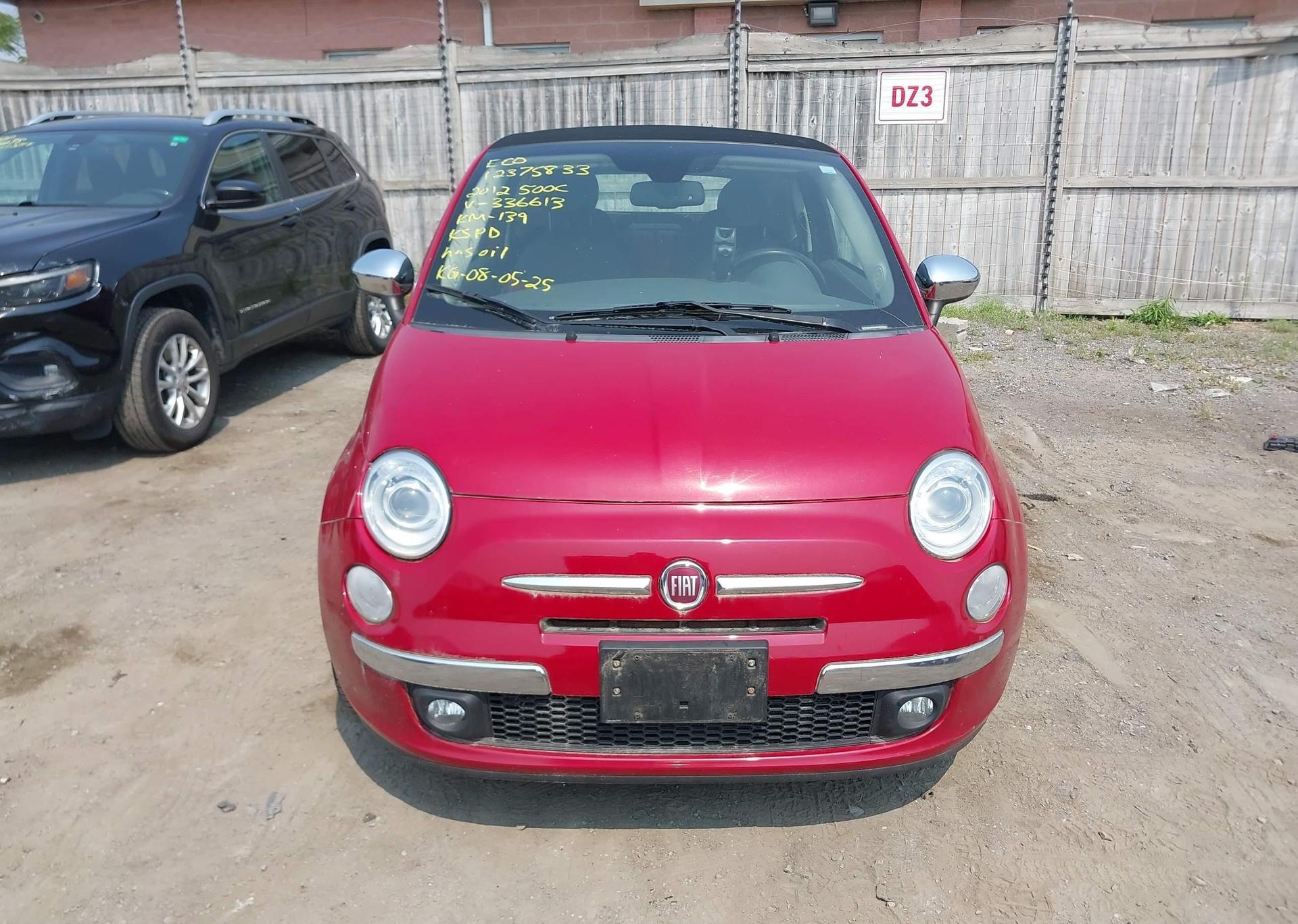 2012 FIAT 500C LOUNGE