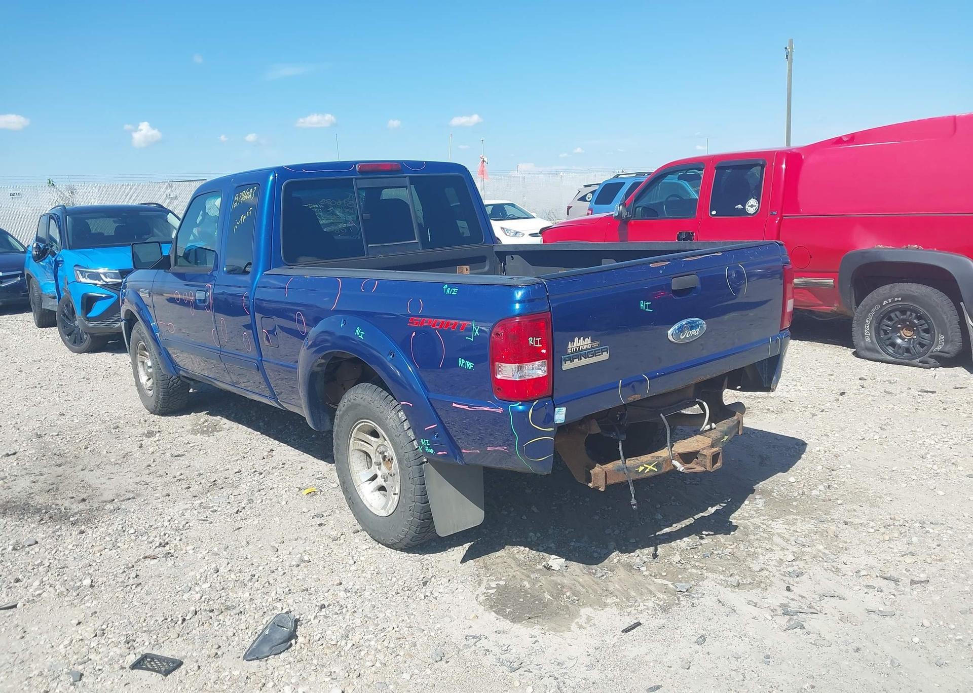2007 FORD RANGER SUPER CAB