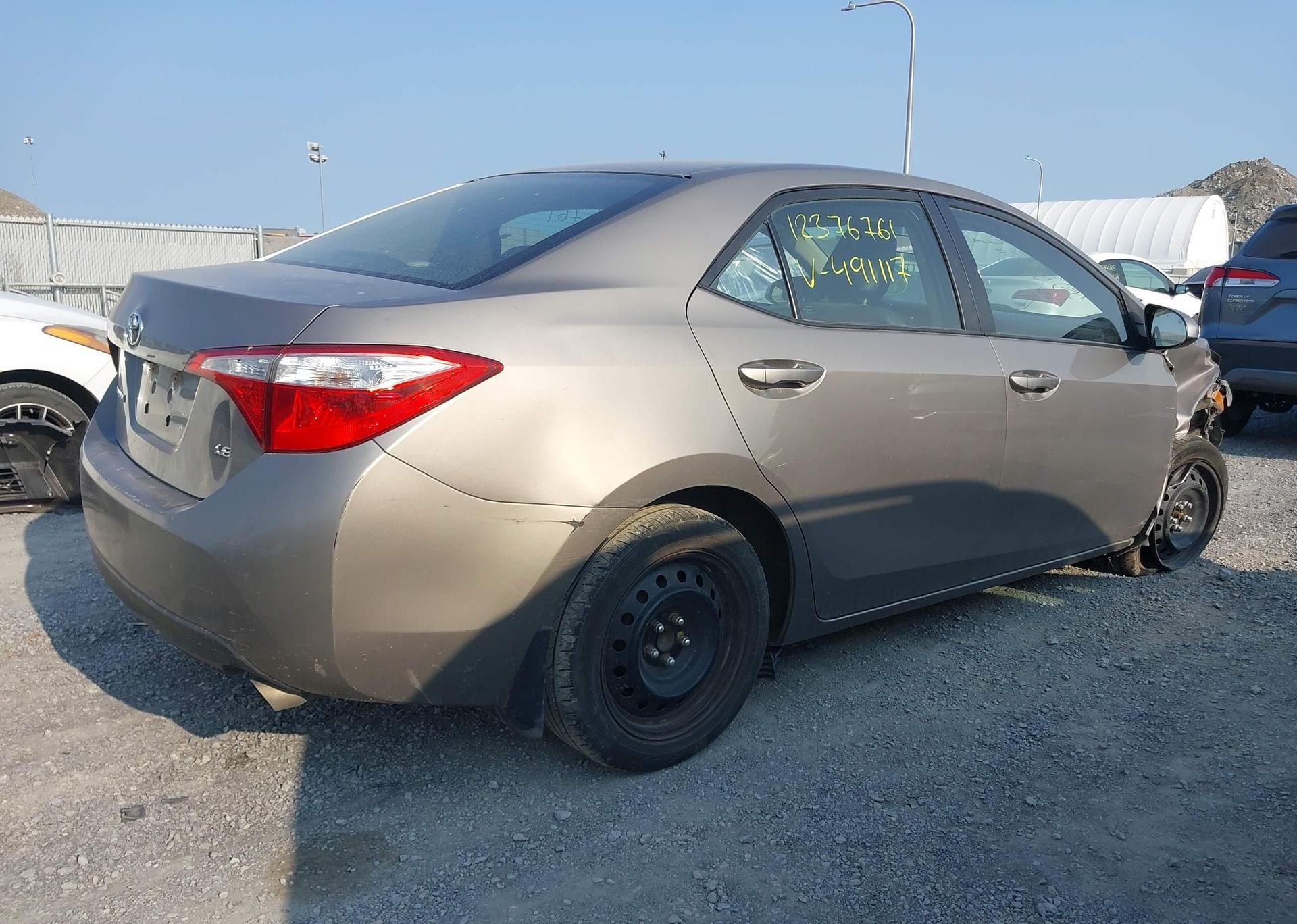 2016 TOYOTA COROLLA L