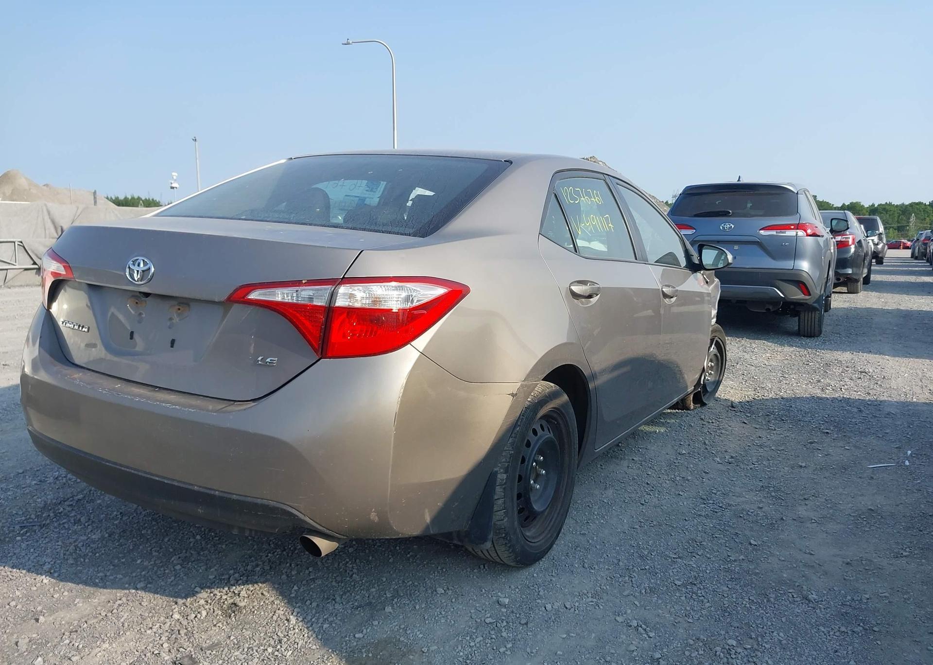 2016 TOYOTA COROLLA L