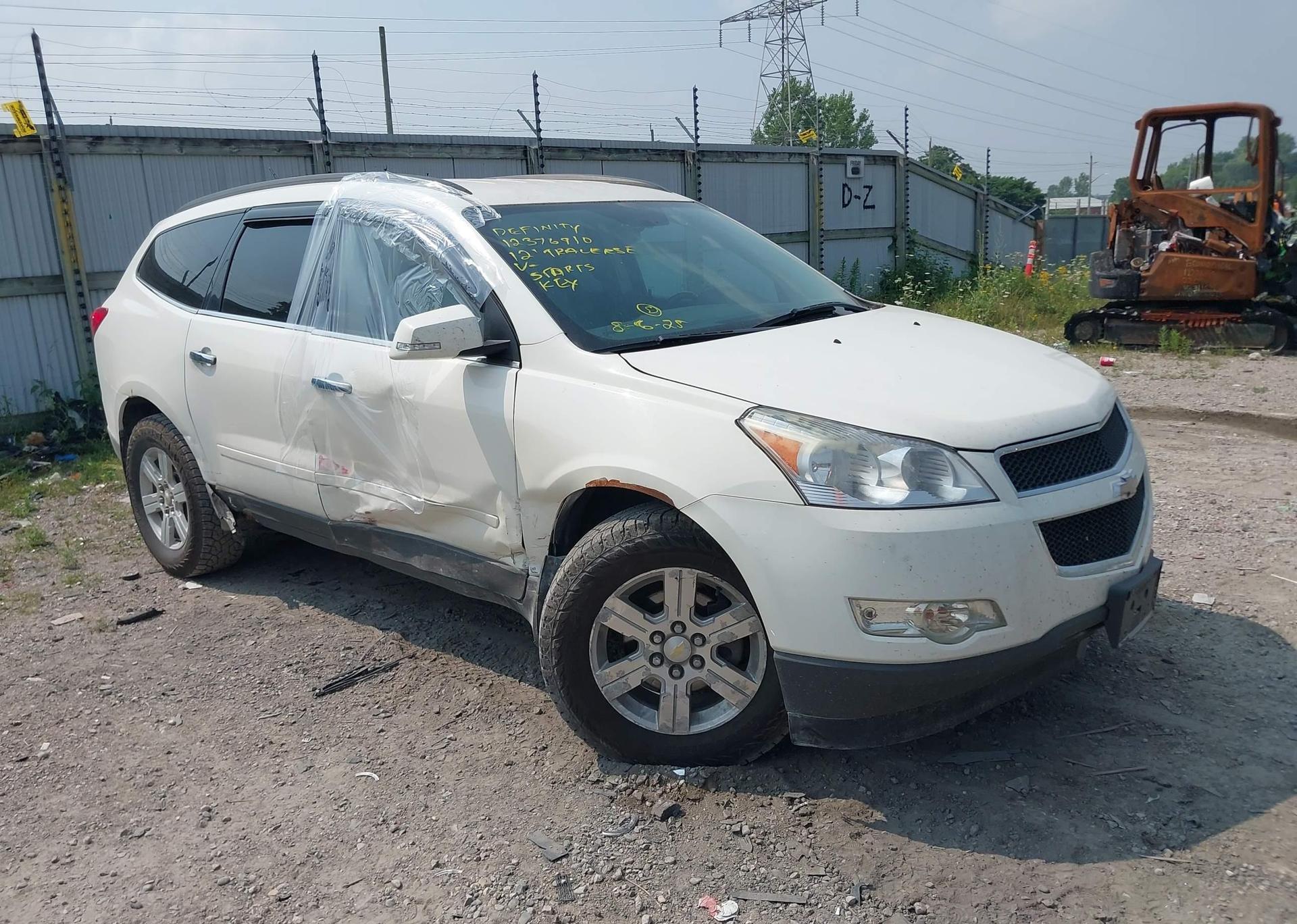 2012 CHEVROLET TRAVERSE LT