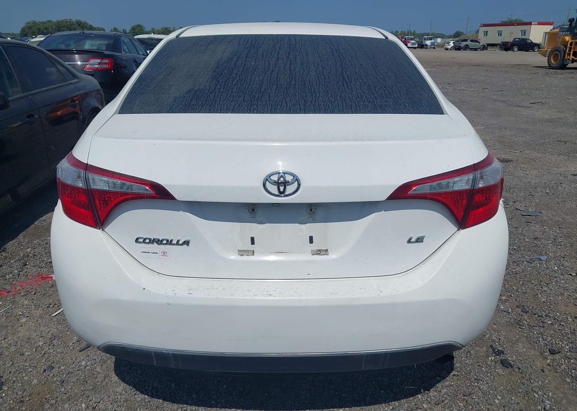 2016 TOYOTA COROLLA