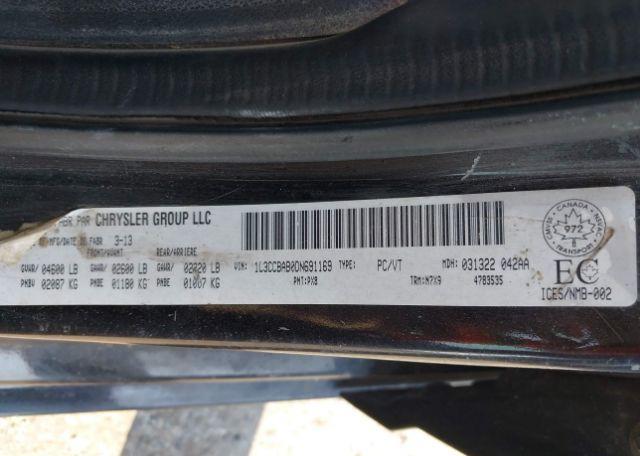 2013 CHRYSLER 200 LX