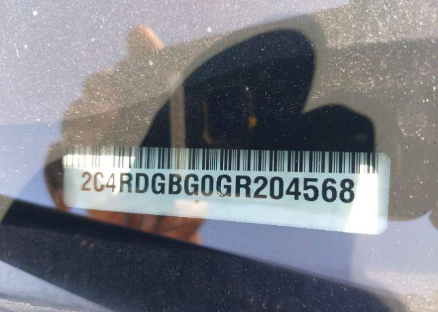 2016 DODGE GRAND CARAVAN SE