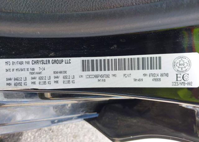 2015 CHRYSLER 200 LIMITED