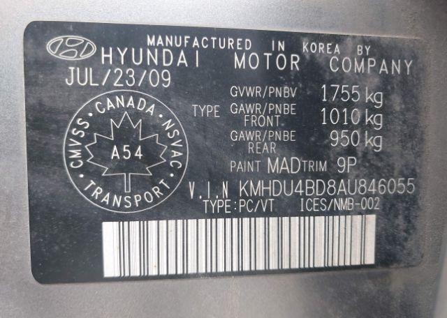 2010 HYUNDAI ELANTRA GL