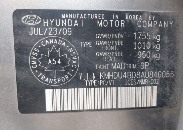 2010 HYUNDAI ELANTRA GL