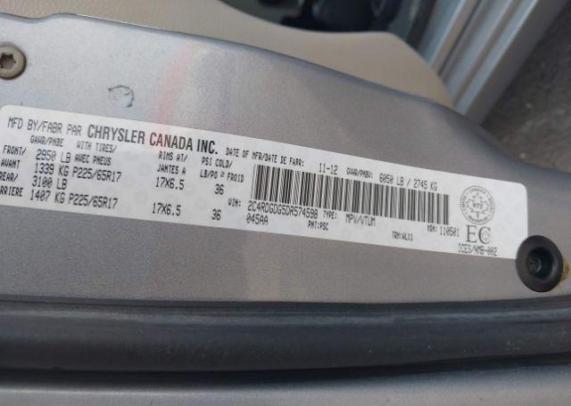 2013 DODGE GRAND CARAVAN CREW
