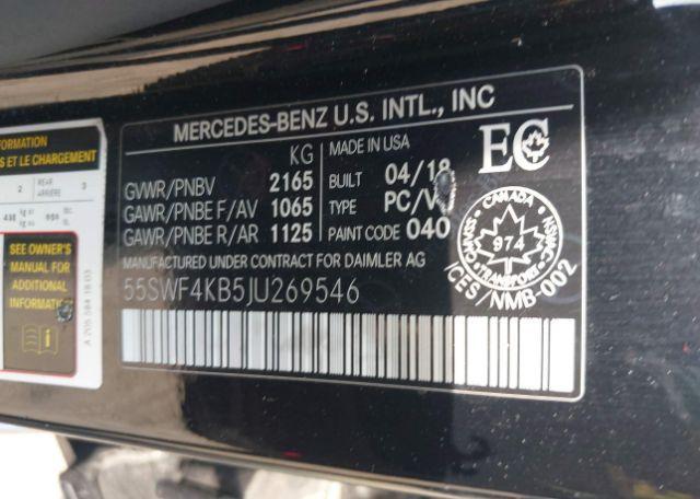 2018 MERCEDES-BENZ C 300 4MATIC