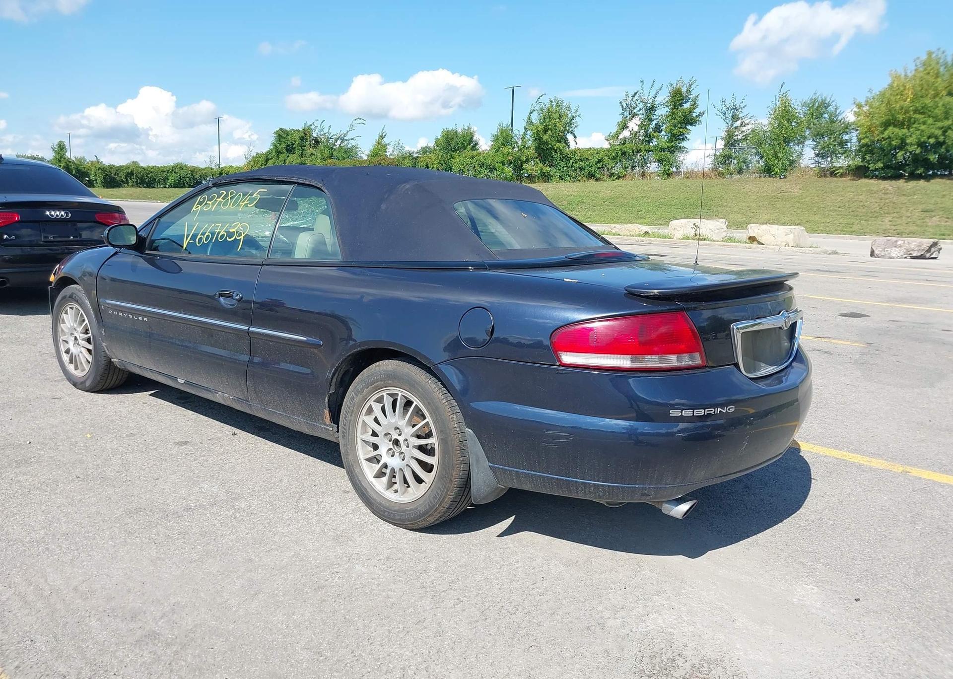 2001 CHRYSLER SEBRING LIMITED