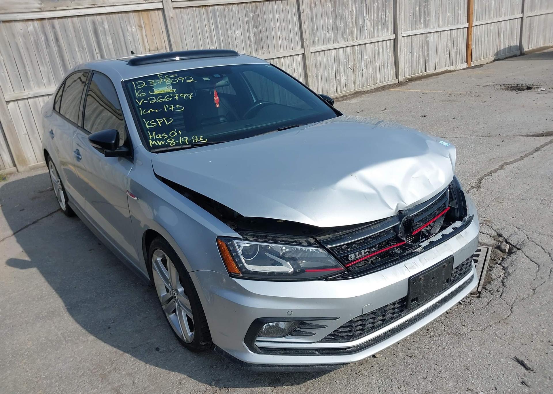 2016 VOLKSWAGEN JETTA GLI