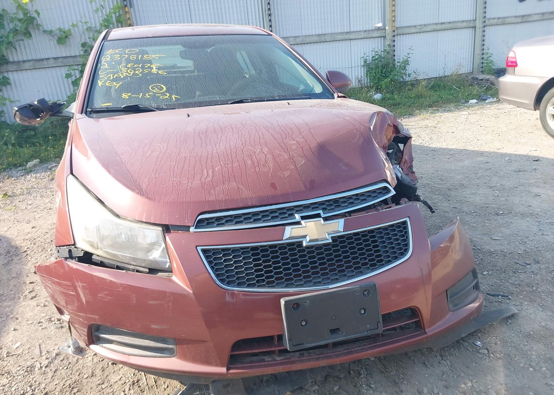 2012 CHEVROLET CRUZE LT TURBO