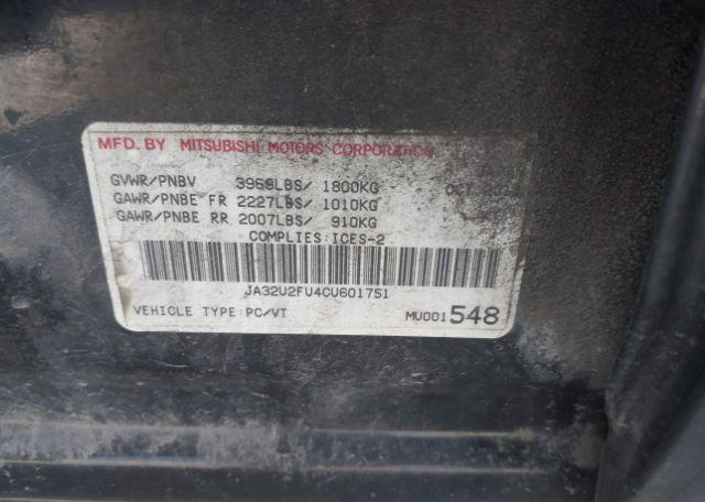 2012 MITSUBISHI lancer se