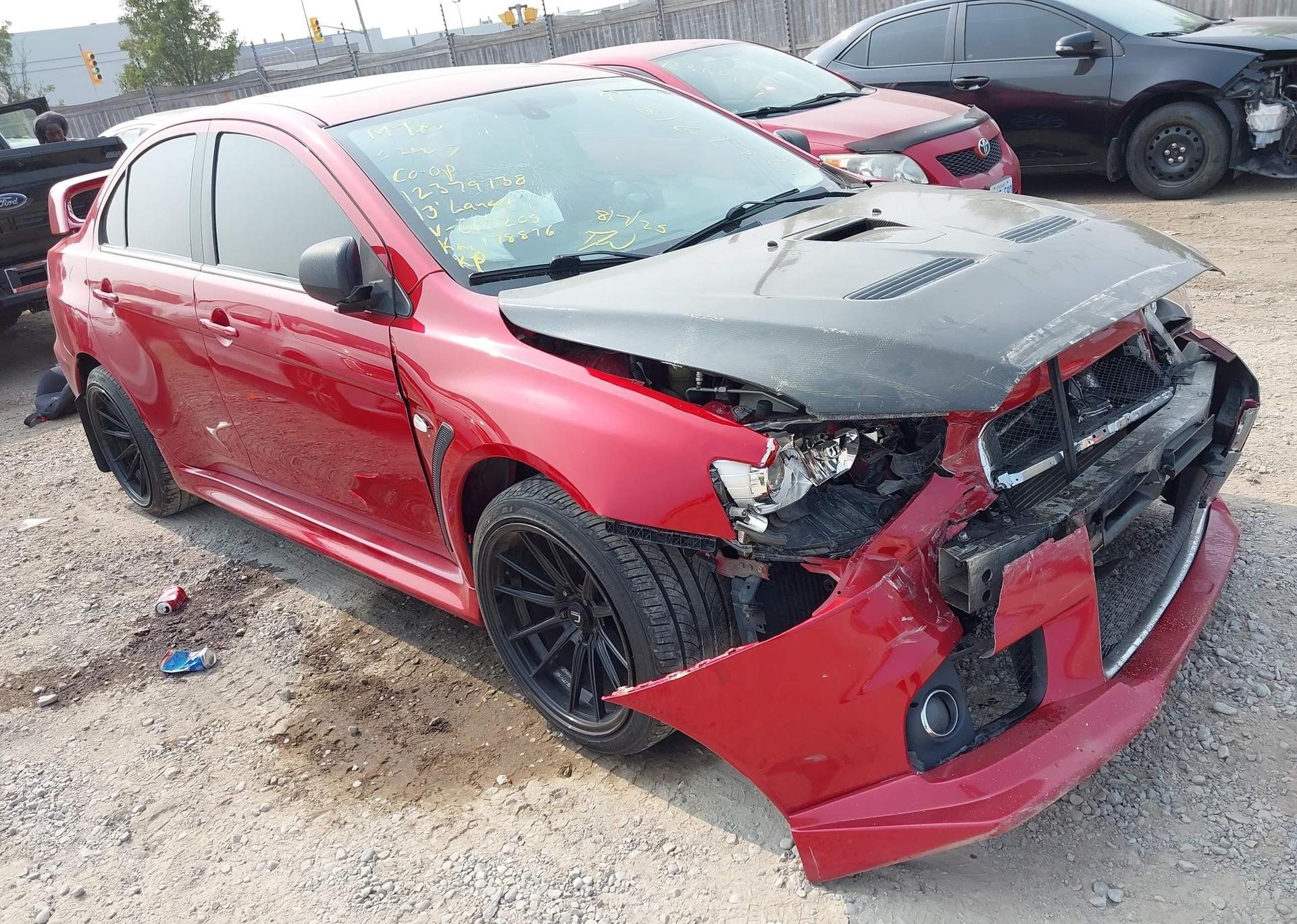 2013 MITSUBISHI LANCER EVOLUTION MR