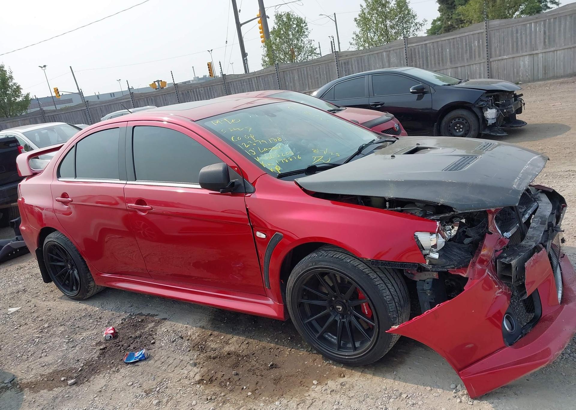 2013 MITSUBISHI LANCER EVOLUTION MR