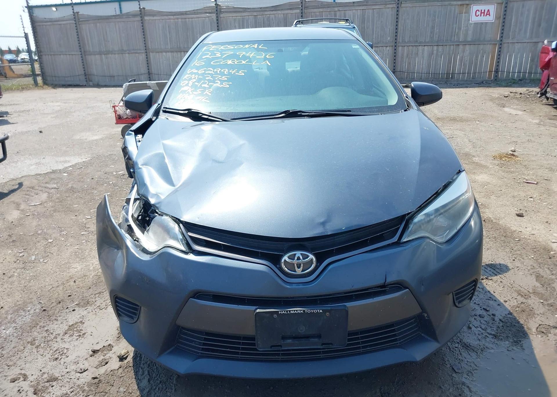 2016 TOYOTA COROLLA L