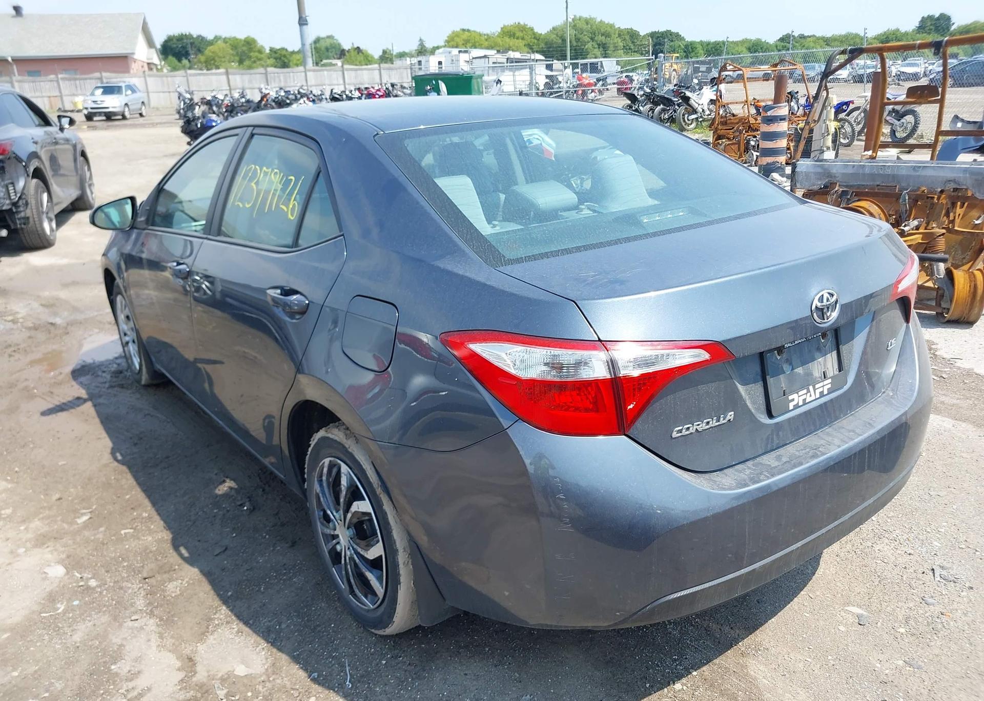 2016 TOYOTA COROLLA L