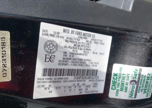 2010 FORD FOCUS SES