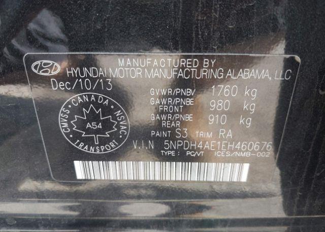 2014 HYUNDAI ELANTRA SE