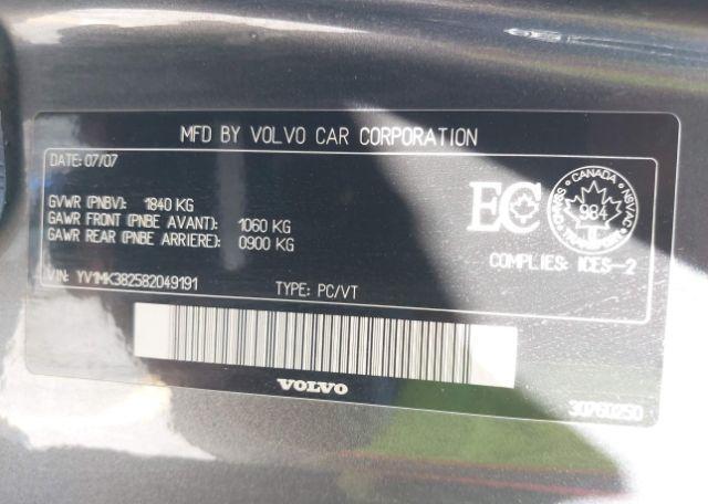2008 VOLVO C30 2.4I