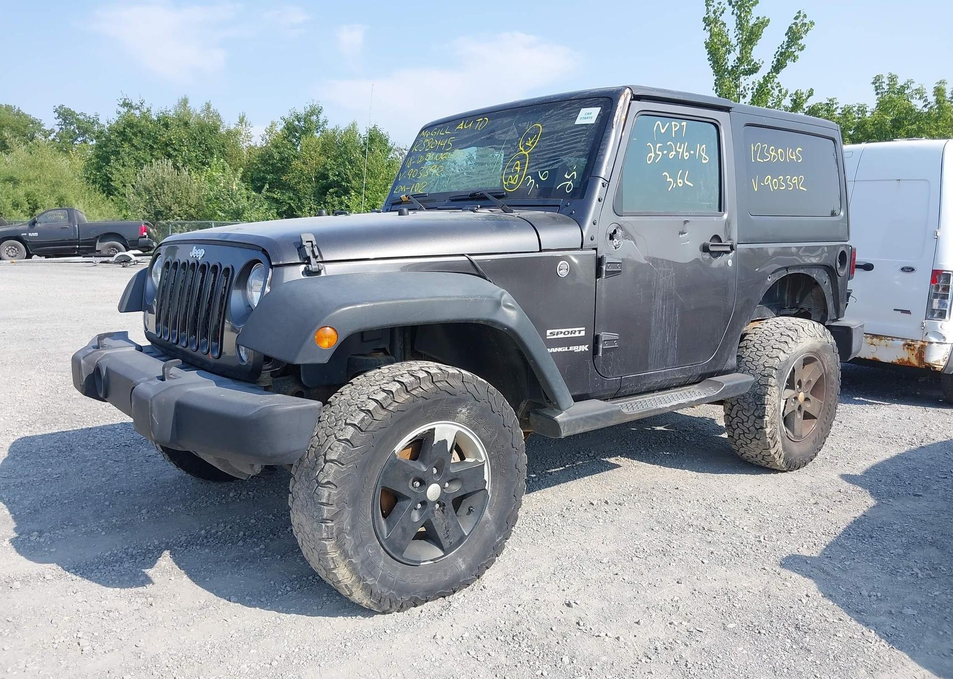 2018 JEEP WRANGLER JK SPORT