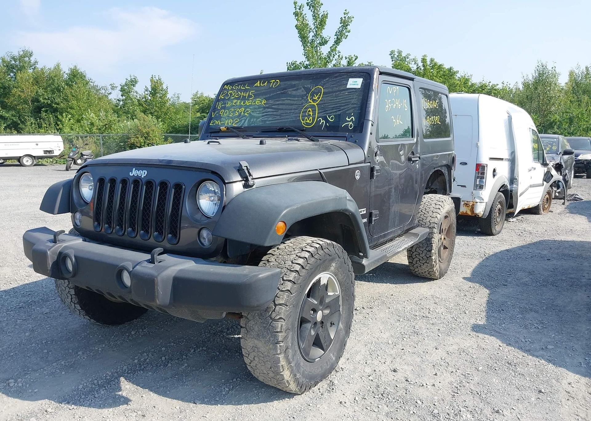 2018 JEEP WRANGLER JK SPORT