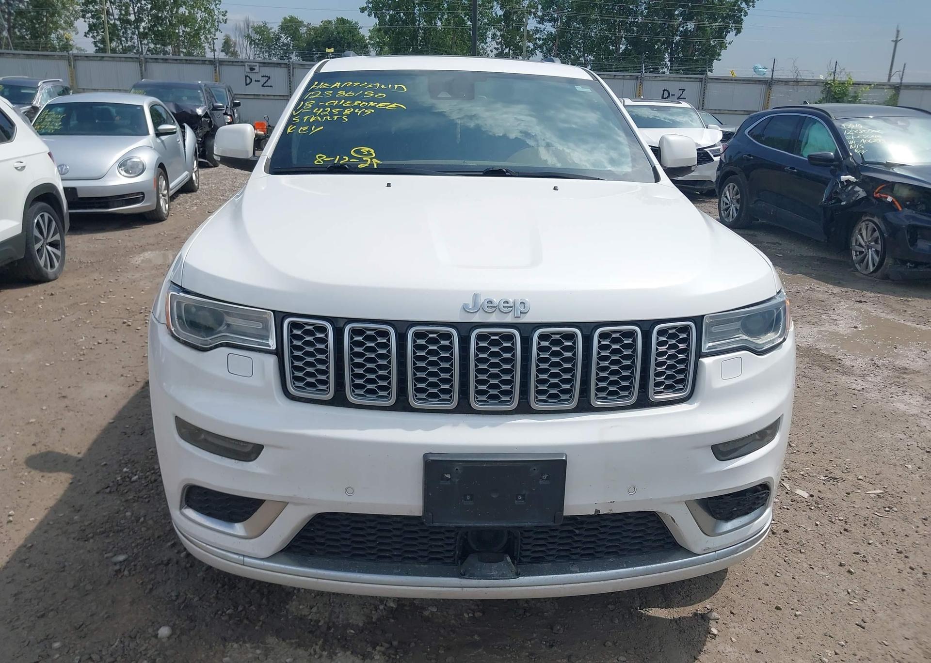 2018 JEEP GRAND CHEROKEE SUMMIT