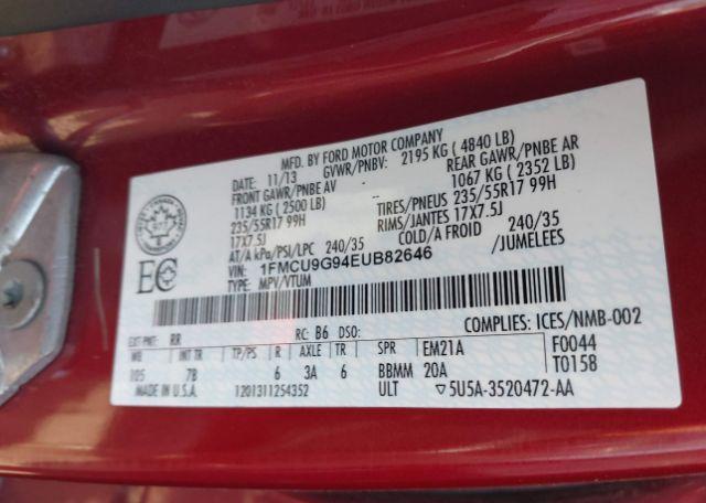 2014 FORD ESCAPE SE