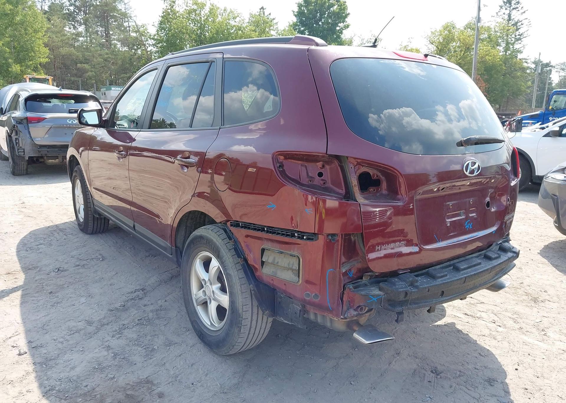 2008 HYUNDAI SANTA FE GL