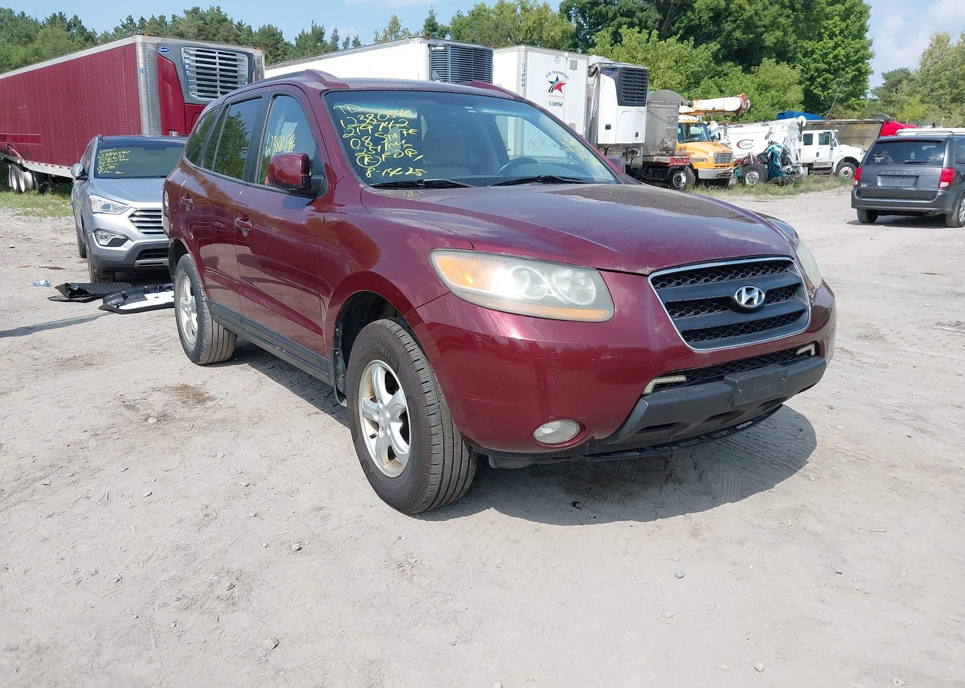 2008 HYUNDAI SANTA FE GL