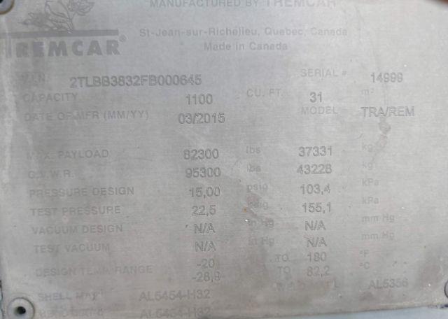2015 TREMCAR TRA