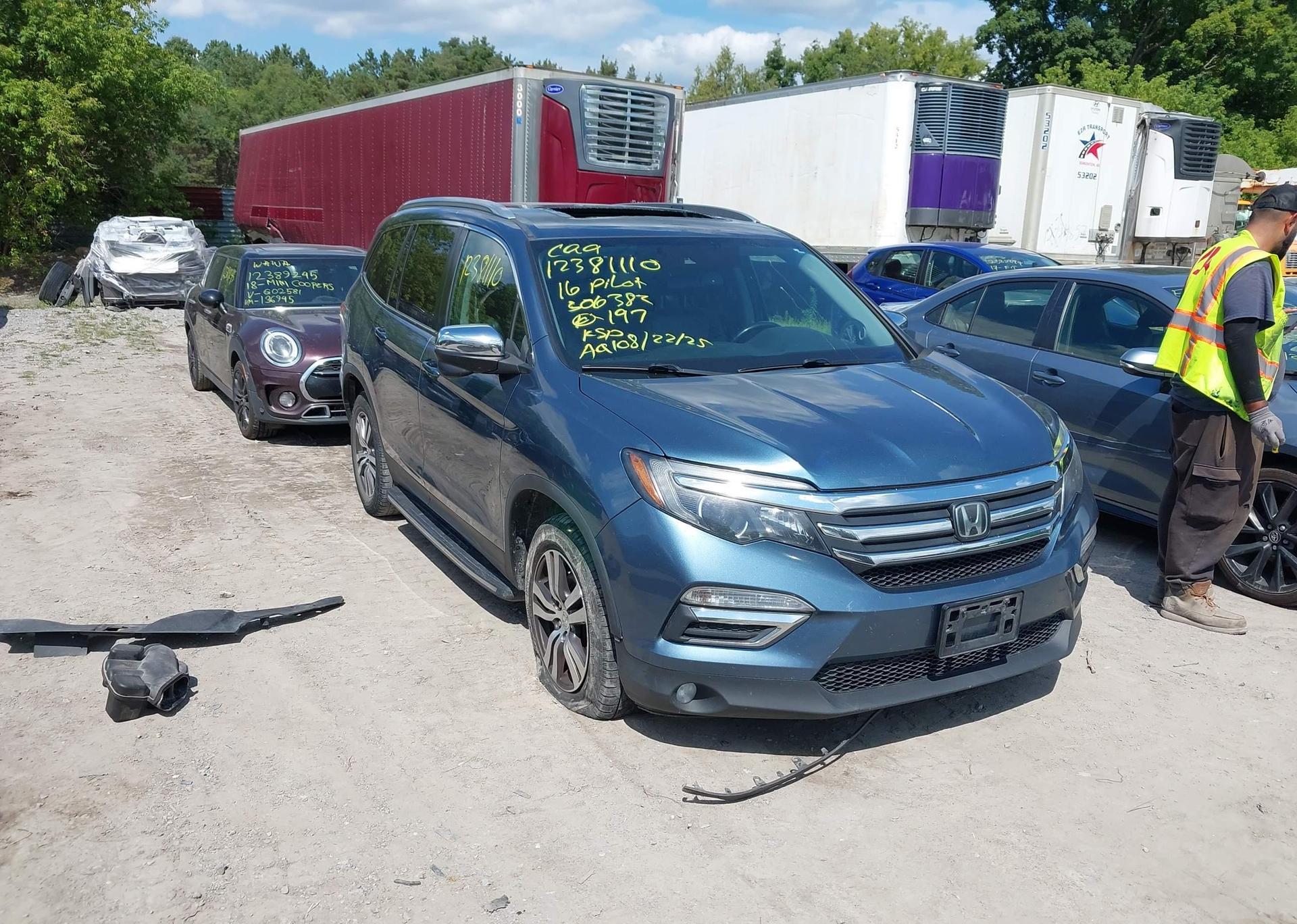 2016 HONDA PILOT EXLN