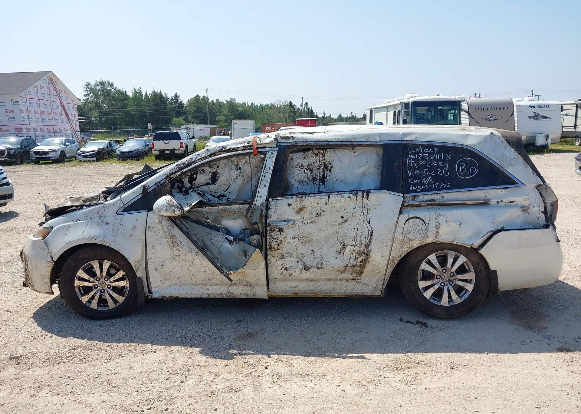 2014 HONDA ODYSSEY EX
