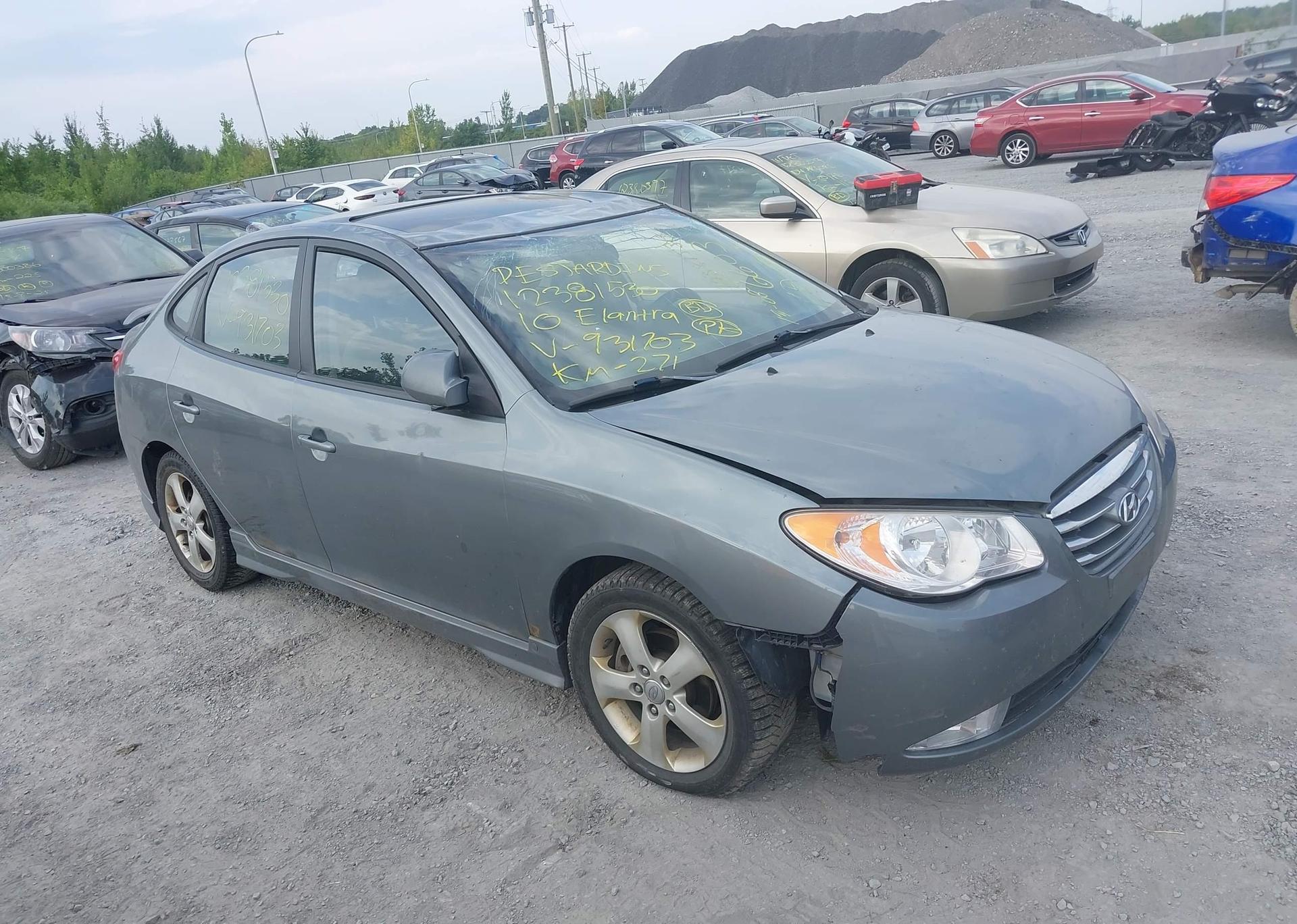 2010 HYUNDAI ELANTRA BLUE