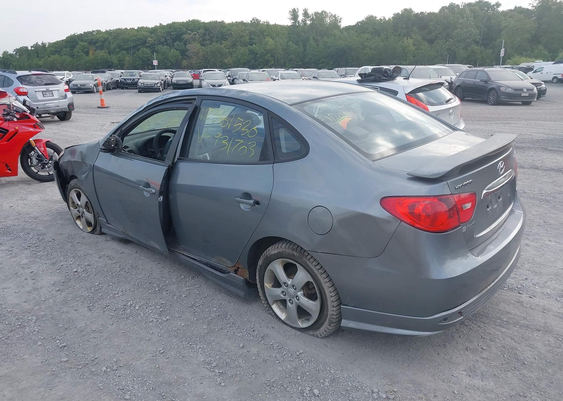 2010 HYUNDAI ELANTRA BLUE