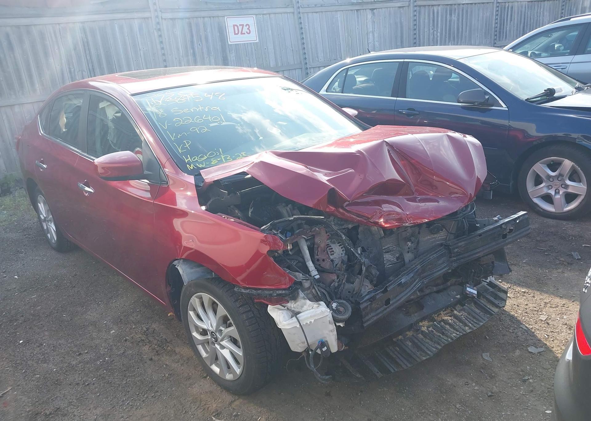 2018 NISSAN SENTRA 1.8 S